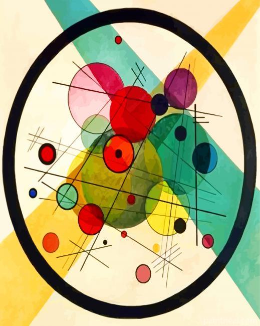 Circles In A Circle Painting By Numbers Kits