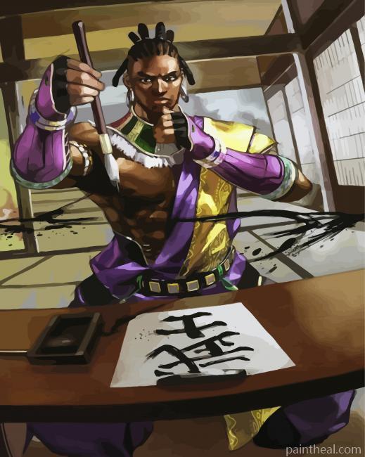 Yasuke Samurai Painting By Numbers Kits