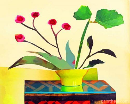 Ikebana Vase Painting By Numbers Kits