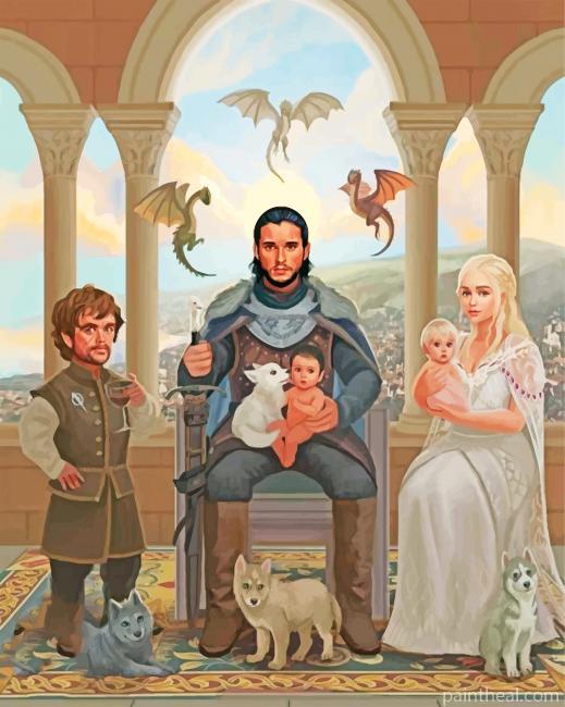 Game Of Thrones Painting By Numbers Kits
