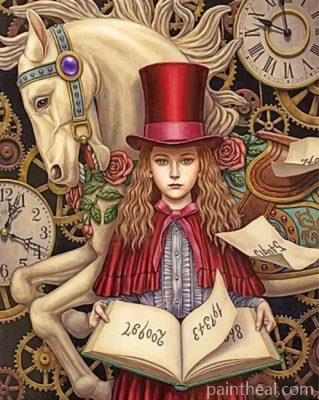 Mysterious Girl Painting By Numbers Kits