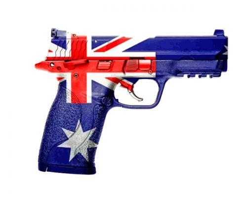 Australian Gun Painting By Numbers Kits