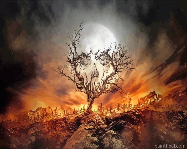 Tales Of Halloween Painting By Numbers Kits