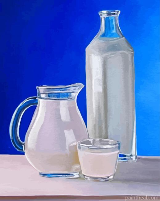 Milk Still Life Painting By Numbers Kits