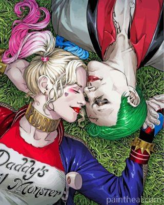Harley Quinn And Joker Movie Painting By Numbers Kits