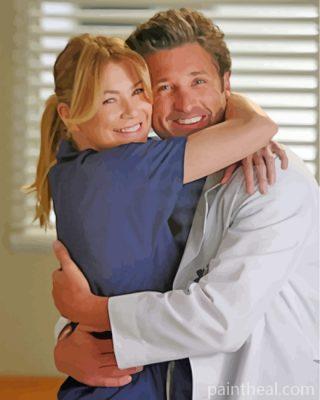 Derek Shepherd And Meredith Grey Painting By Numbers Kits