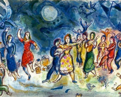 Village Party Chagall Painting By Numbers Kits