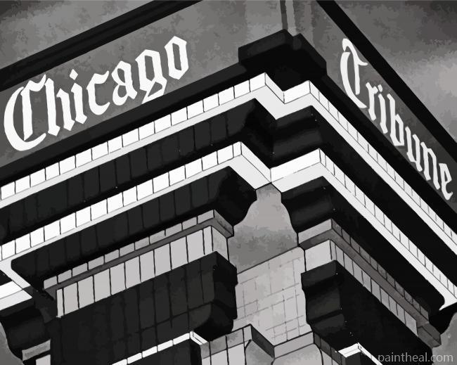 Chicago Tribune Illustration Painting By Numbers Kits