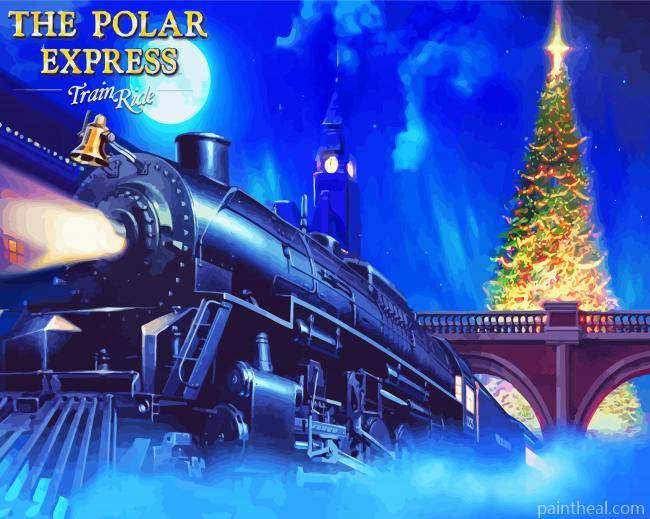 Polar Express Train Ride Painting By Numbers Kits