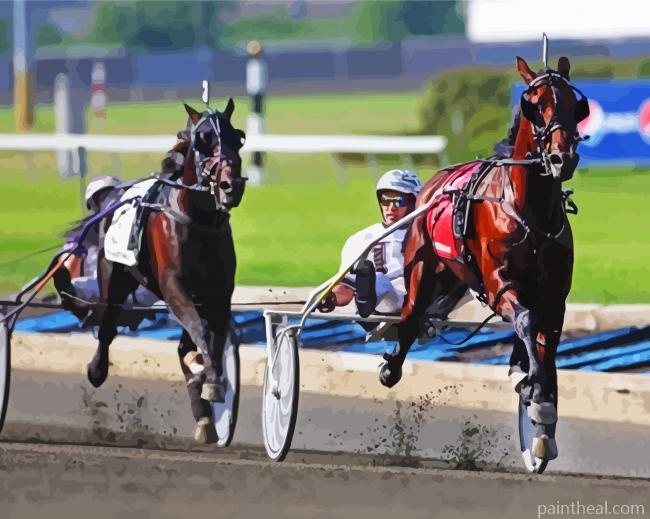 Aesthetic Hambletonian Stakes Painting By Numbers Kits