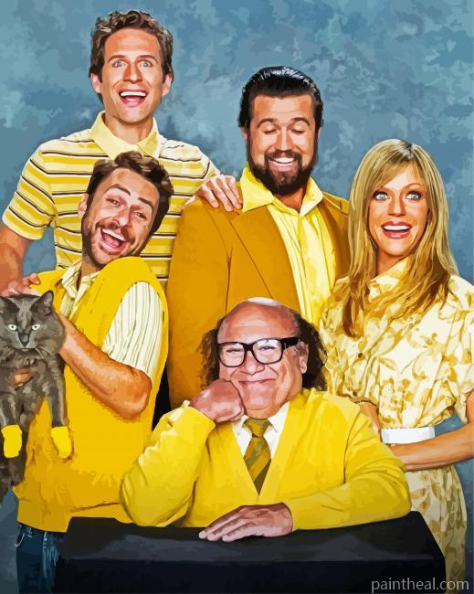 Its Always Sunny in Philadelphia Poster Painting By Numbers Kits