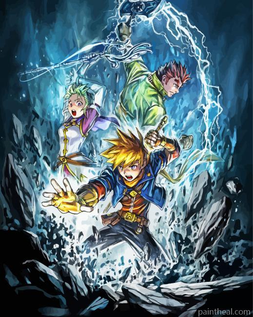 Video Game Golden Sun Painting By Numbers Kits