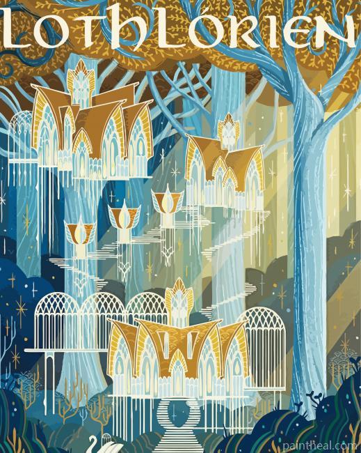 Lothlorien Poster Painting By Numbers Kits