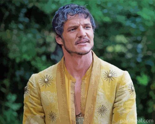 Pedro Pascal Game Of Thrones Character Painting By Numbers Kits