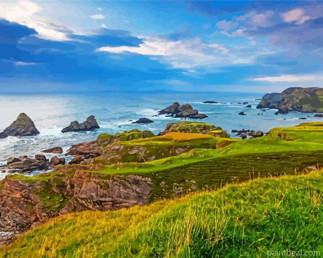 Islay Scotland Landscape Painting By Numbers Kits
