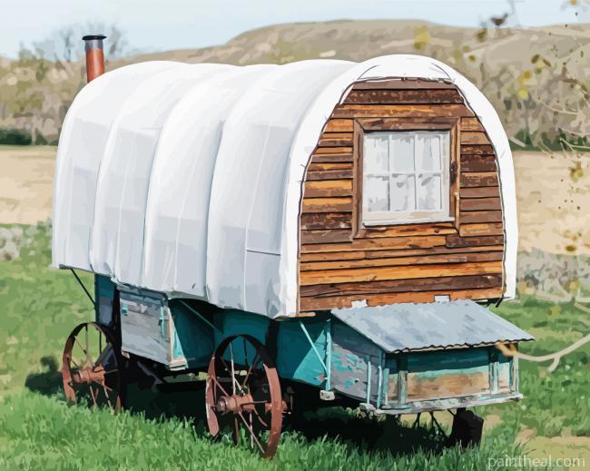 Camping Trailer Painting By Numbers Kits