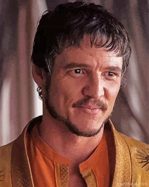 Pedro Pascal GOT Character Painting By Numbers Kits