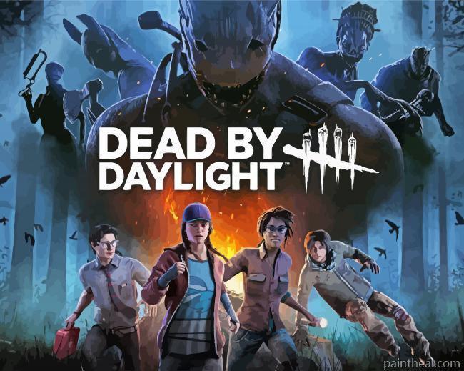 Dead By Daylight Poster Painting By Numbers Kits