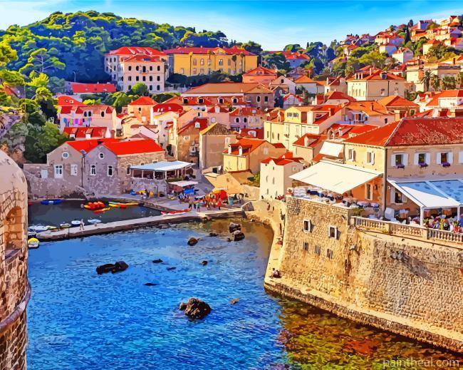 Lokrum Island Painting By Numbers Kits