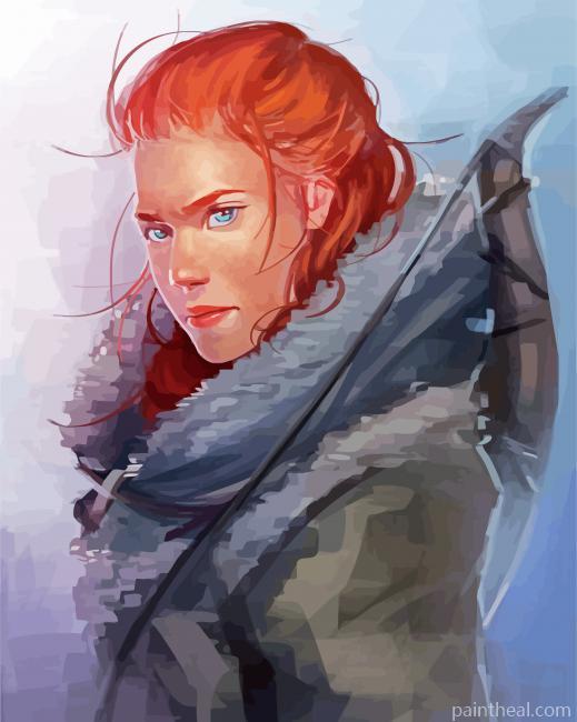 Aesthetic Ygritte Art Painting By Numbers Kits