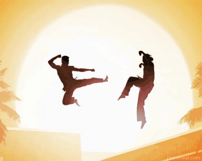 Karate Kid Movie Poster Painting By Numbers Kits