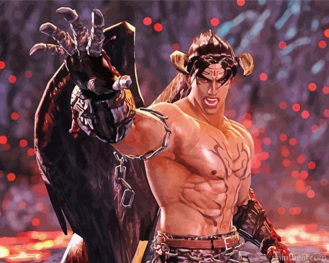 Tekken Video Game Painting By Numbers Kits