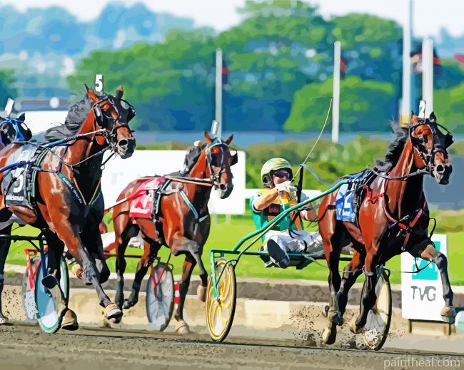 Hambletonian Stakes Painting By Numbers Kits