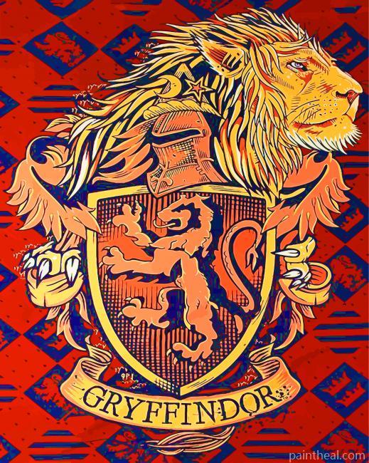 Gryffindor Harry Potter Painting By Numbers Kits