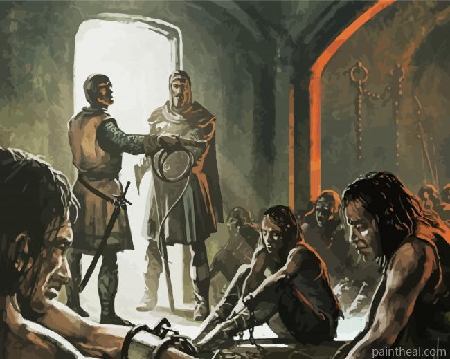 Bolton House Game of Thrones Art Painting By Numbers Kits