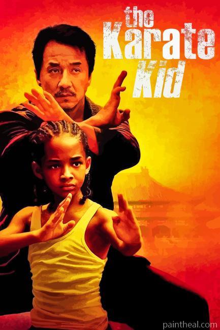 The Karate Kid Poster Painting By Numbers Kits