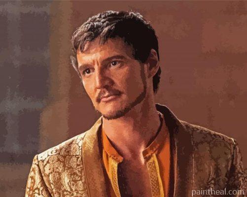 GOT Character Pedro Pascal Painting By Numbers Kits