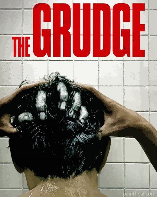 The Grudge Movie Poster Painting By Numbers Kits
