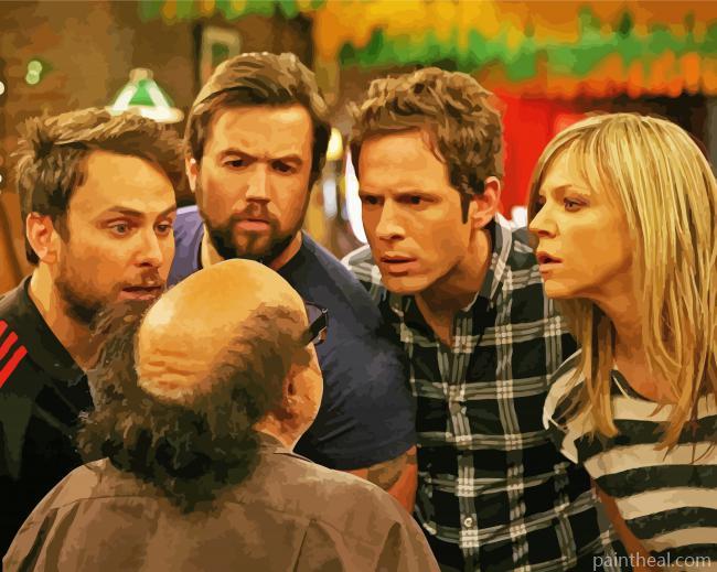 Its Always Sunny in Philadelphia Characters Painting By Numbers Kits
