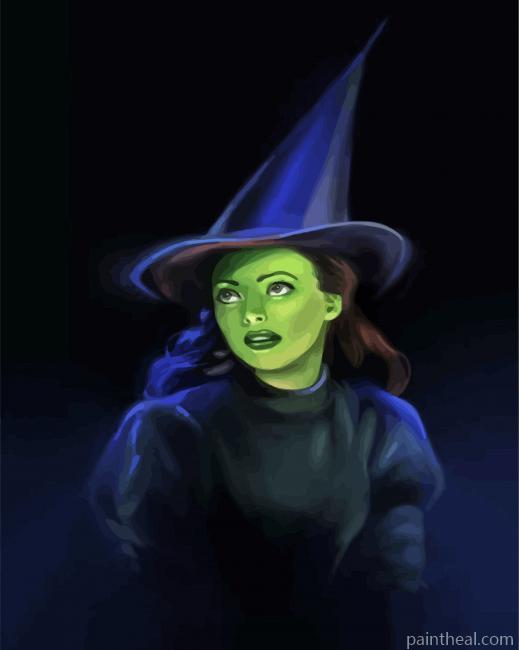 Elphaba The Wicked Witch Painting By Numbers Kits