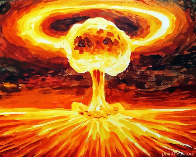 Atomic Explosion Painting By Numbers Kits