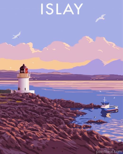 Islay Scotland Painting By Numbers Kits