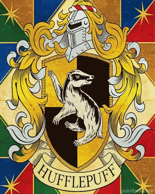 Harry Potter Hufflepuff Painting By Numbers Kits