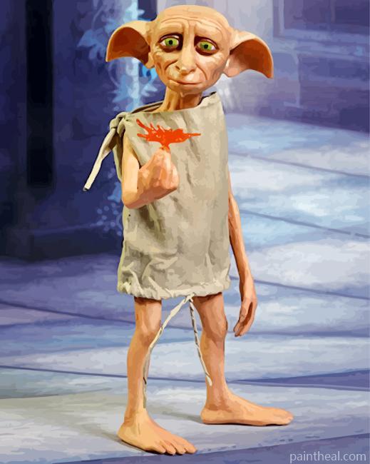 Harry Potter Dobby Painting By Numbers Kits