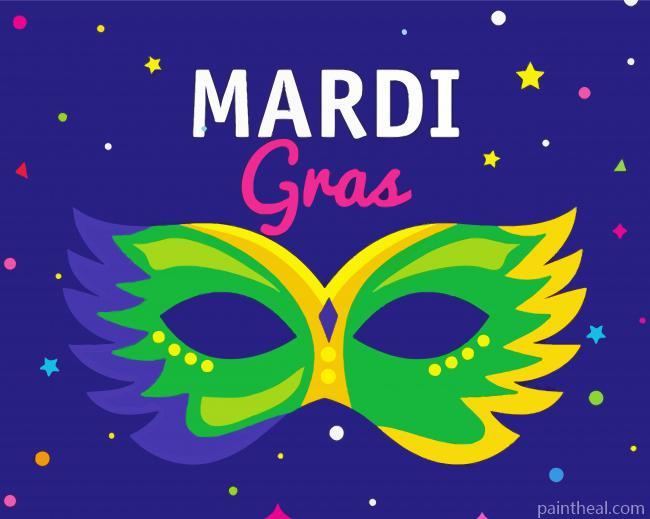 Mardi Gras Painting By Numbers Kits