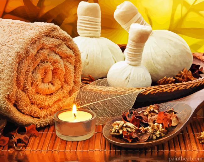 Spa Salon Relaxation Painting By Numbers Kits