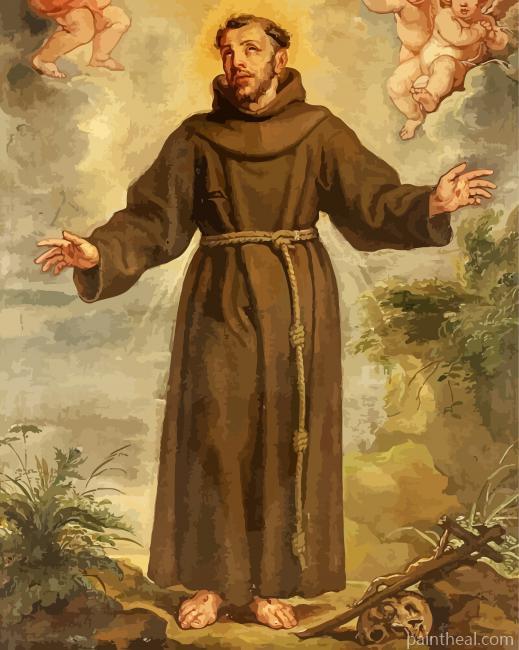 St Francis Painting By Numbers Kits