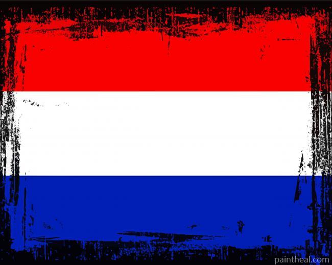 Netherlands Flag Painting By Numbers Kits