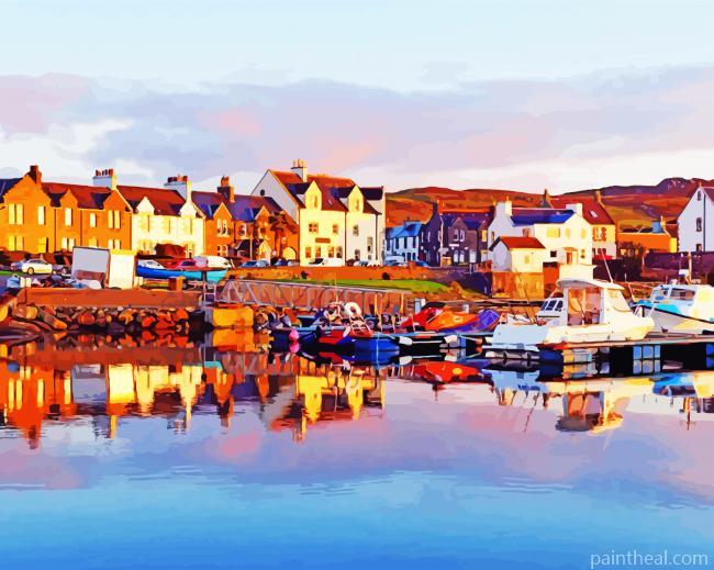 Aesthetic Islay Scotland Painting By Numbers Kits