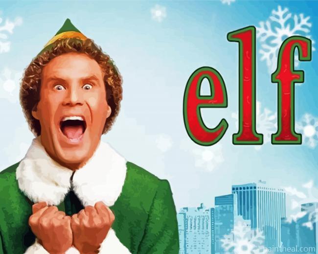 Buddy The Elf Film Painting By Numbers Kits
