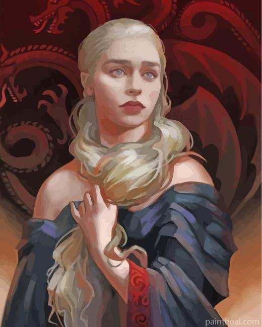 Got Mother Of Dragon Painting By Numbers Kits