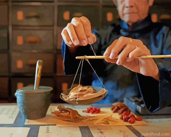 Traditional Chinese Medicine Painting By Numbers Kits