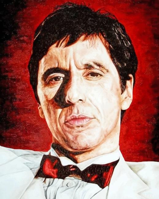Tony Montana Illustration Painting By Numbers Kits