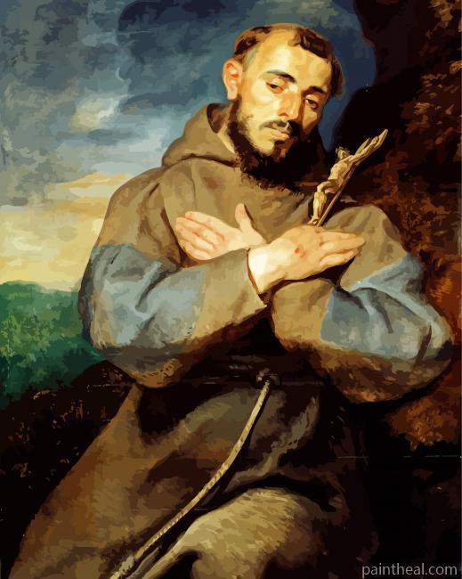 Saint Francis Painting By Numbers Kits