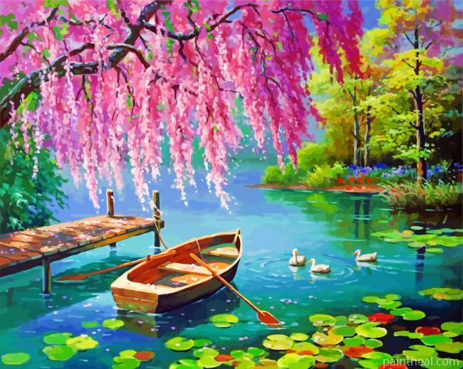 Willow Tree River Painting By Numbers Kits