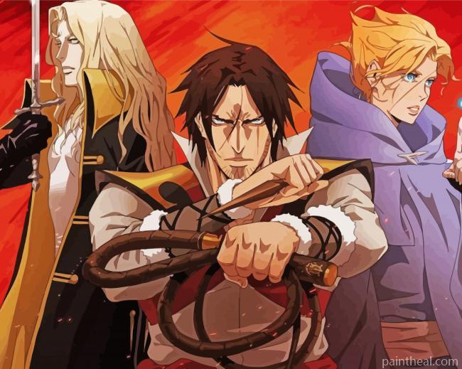 Castlevania Characters Painting By Numbers Kits